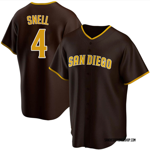 Men's Blake Snell San Diego Padres Replica Brown Road Jersey