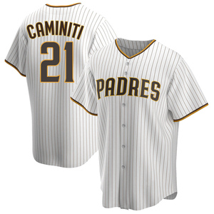 Ken Caminiti San Diego Padres 1998 World Series Home White Jersey